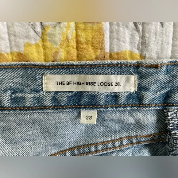 NWOT Aritzia Denim Forum The BF High Rise Loose Jeans - Picture 8 of 12